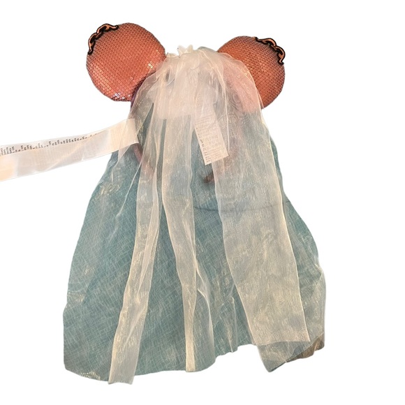 Disney Parks Haunted Mansion Bride Minnie Ears - Picture 3 of 4